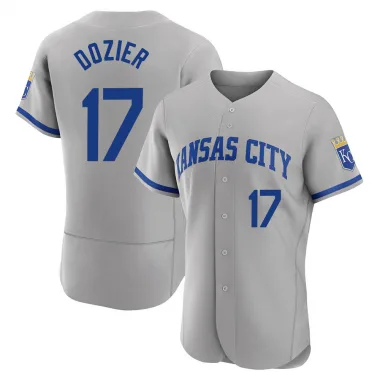 Men/Women/Youth Hunter Dozier Kansas City Royals Stitched Royal Road Jersey  2022 Uniforms